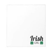 Irish Girl Notizblock (Vorderseite)