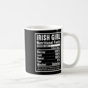 Irish Girl Nutrition Fakten 1 Kaffeetasse