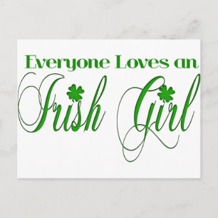 Irish Girl Postkarte