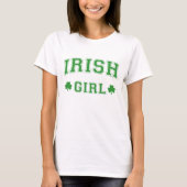 Irish Girl St. Patrick's Day T - Shirt (Vorderseite)