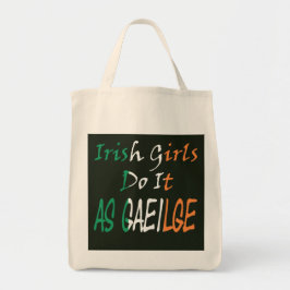 Irish Girls Do It Flag Overlay gtcnt Tragetasche