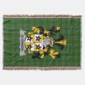 Irish Glennon oder Glenane Coat of Arms Family Cre Decke (Vorderseite)