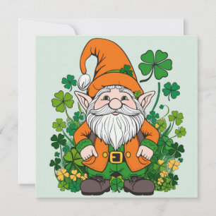 Irish Gnome Feiertagskarte