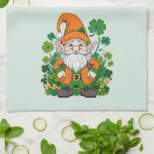 Irish Gnome Geschirrtuch (Gefaltet)