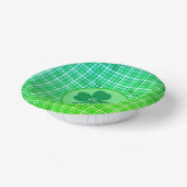 Irish Gnome Kleeblatt St Patrick's Pappteller (Gewinkelt)