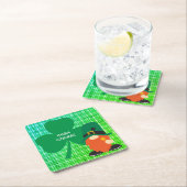 Irish Gnome Kleeblatt St Patricks Rechteckiger Pappuntersetzer (Vor Ort)