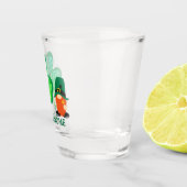 Irish Gnome Monogram Kleeblatt St Patricks Schnapsglas (Rechts)