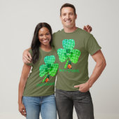 Irish Gnome Monogram Kleeblatt St Patricks Unisex T-Shirt (Unisex)