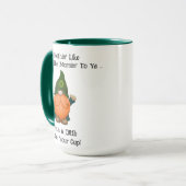 Irish Gnome St. Patarick's Day Tasse (Vorderseite Links)