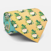 Irish Gnome With Shamrocks Krawatte (Gerollt)