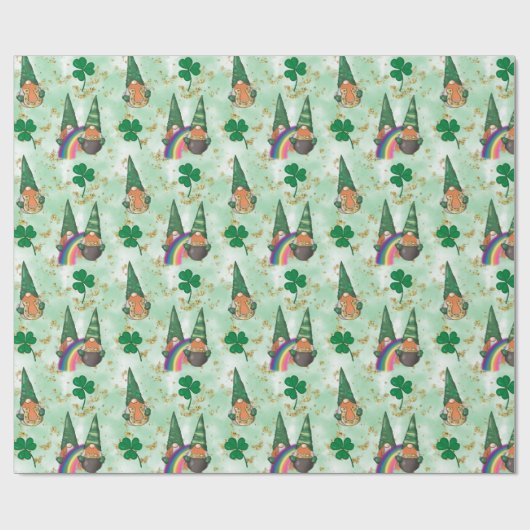 Irish Gnomes Geschenkpapier (Flach)
