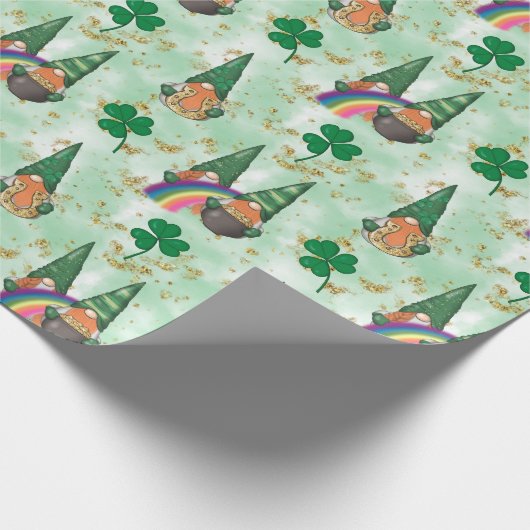 Irish Gnomes Geschenkpapier (Ecke)