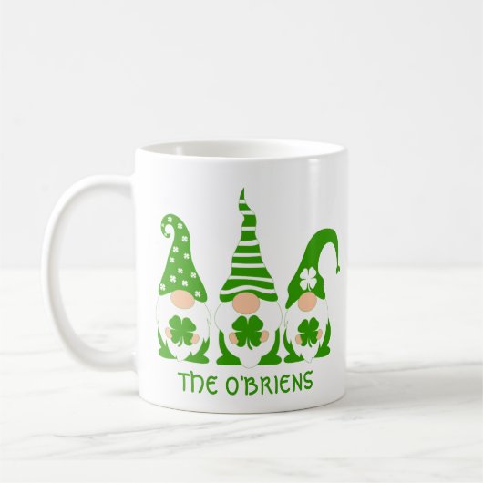 Irish Gnomes Personalisiert Kaffeetasse (Links)