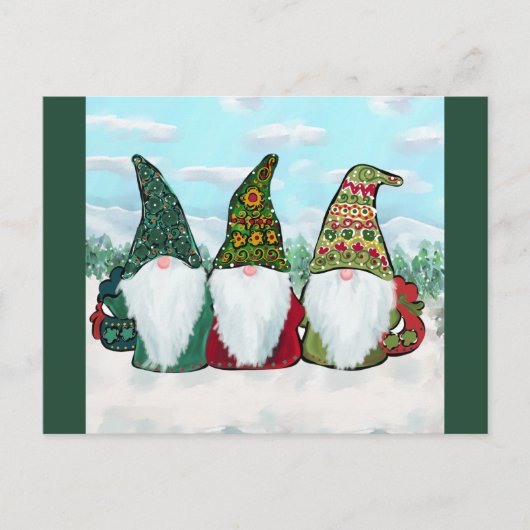 IRISH GNOMES POSTKARTE (Vorderseite)