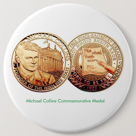 Irish Gold Coin für Abzeichen Button (Vorderseite)