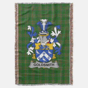 Irish Goldsmith Coat of Arms Familienwappen Irland Decke