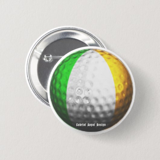Irish Golf Button (Vorne & Hinten)