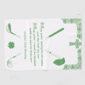 Irish Golfers Segen Bag Handtuch (Horizontal)