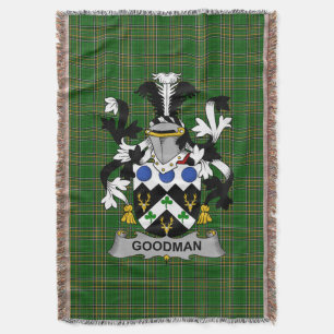 Irish Goodman Coat of Arms Familienwappen Irland Decke