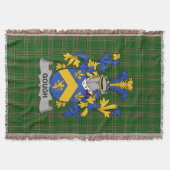 Irish Gough Coat of Arms Familienwappen Irland Decke (Vorderseite)
