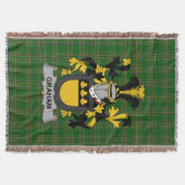 Irish Graham oder Grahan Coat of Arms Familienwapp Decke (Vorderseite)