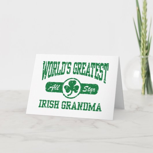 Irish Grandma Karte (Vorderseite)
