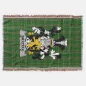 Irish Grattan oder McGrattan Coat of Arms Family C Decke (Vorderseite)