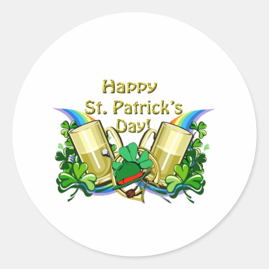 Irish Green Ale 2009 Runder Aufkleber (Vorderseite)