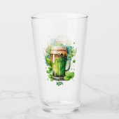 Irish Green Beer St Patricks Day Glas (Vorderseite)