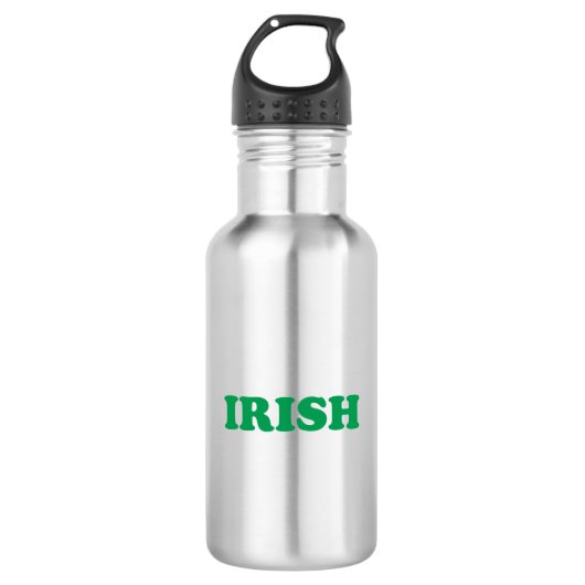 Irish Green Briefe Edelstahlflasche (Vorderseite)