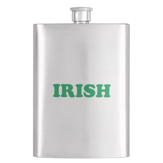 Irish Green Briefe Flachmann (Vorderseite)