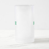 Irish Green Briefe Mattglas Bierglas (Mittel)