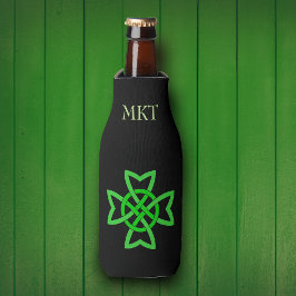 Irish Green Celtic Knot Flaschenkühler
