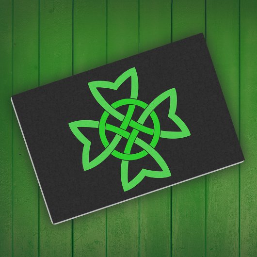 Irish Green Celtic Knot Seidenpapier