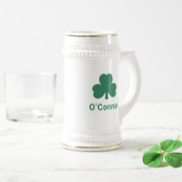 Irish Green Cloue Personalisierter Nachname
