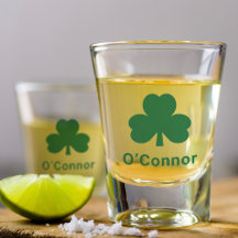 Irish Green Cloue Personalisierter Nachname
