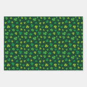 Irish Green Clover Geschenkpapier Set (Vorderseite)