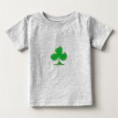 Irish Green Clover Kleeblatt Baby T-shirt (Vorderseite)