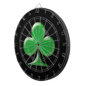 Irish Green Clover Kleeblatt Dartscheibe (Vorderseite rechts)