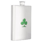 Irish Green Clover Kleeblatt Flachmann (Rechts)