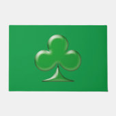 Irish Green Clover Kleeblatt Fußmatte (Vorderseite)