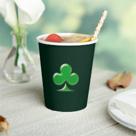 Irish Green Clover Kleeblatt Pappbecher