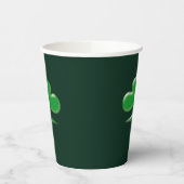 Irish Green Clover Kleeblatt Pappbecher (Links)