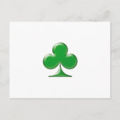 Irish Green Clover Kleeblatt Postkarte (Vorderseite)