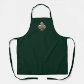 Irish Green Clover Kleeblatt Schürze (Vorderseite)
