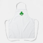 Irish Green Clover Kleeblatt Schürze (Vorderseite)