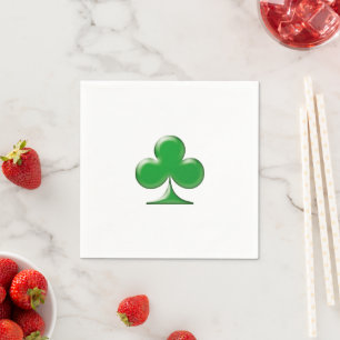 Irish Green Clover Kleeblatt Serviette