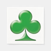 Irish Green Clover Kleeblatt Serviette (Vorderseite)