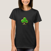 Irish Green Clover Kleeblatt T- T-Shirt (Vorderseite)