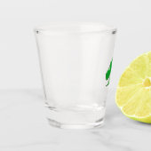 Irish Green Clover Symbol des Saint Patrick's Day Schnapsglas (Links)